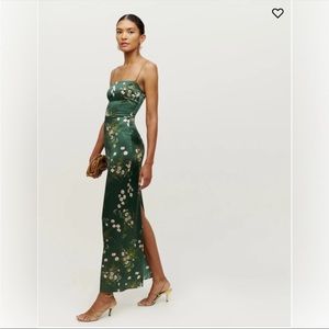 Reformation Frankie Silk Dress, size 2